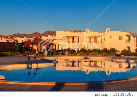 Swimming pool at hotel in Sharm el Sheikh, Egypt 131385265