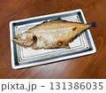 焼いたカレイの干物 131386035