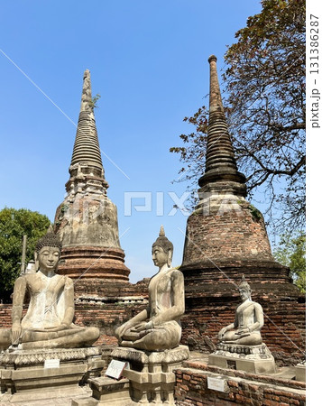 タイの世界遺産アユタヤのワットヤイチャイモンコン遺跡 タイの世界遺産アユタヤのワットヤイチャイモンコン遺跡 131386287