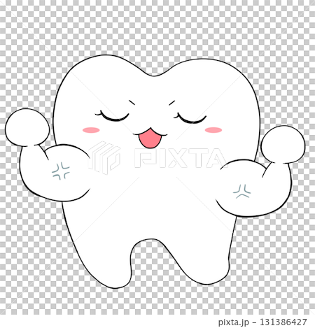 Teeth character (macho) Teeth character (macho) 131386427