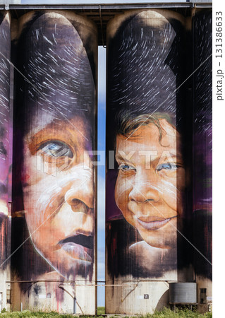 Sheep Hills Silo Art in Victoria Australia 131386633