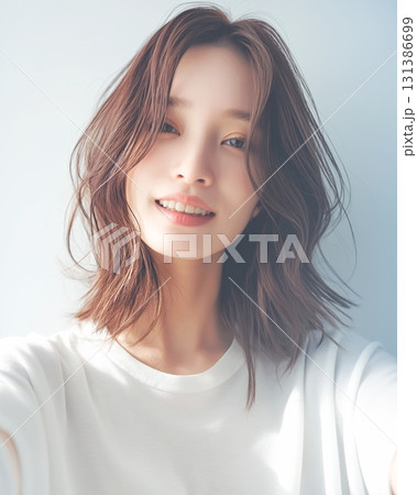 笑顔が美しい女性・ヘアスタイル 笑顔が美しい女性・ヘアスタイル 131386699