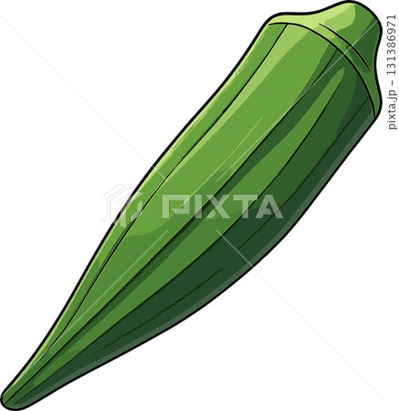 オクラのイラスト 131386971