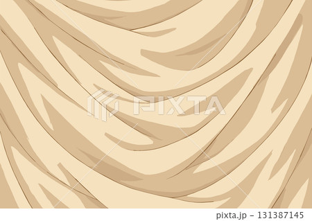 布のたるみのイラスト 布のたるみのイラスト 131387145