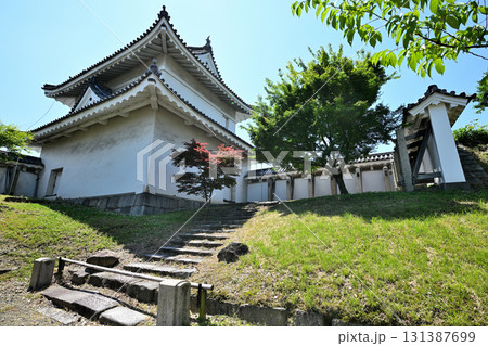 京都「二条城」門跡と石垣 131387699