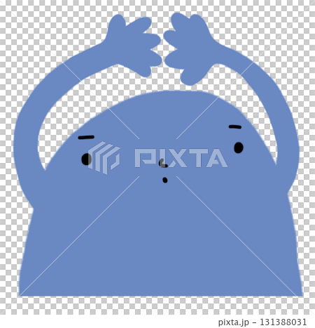 blue bubble gum cartoon illustration 131388031