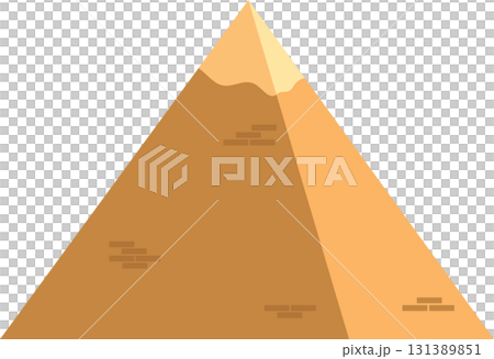 Ancient pyramid standing tall in the desert, a monument to history and human ingenuity. Ancient pyramid standing tall in the desert, a monument to history and human ingenuity. 131389851