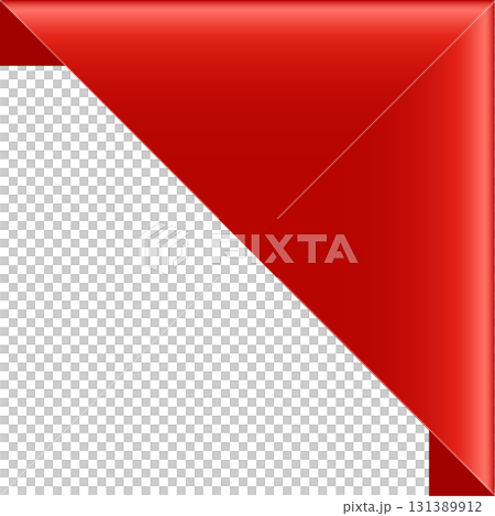 Bold graphic design featuring a vivid red corner accent against a stark black background with a modern look. Bold graphic design featuring a vivid red corner accent against a stark black background with a modern look. 131389912
