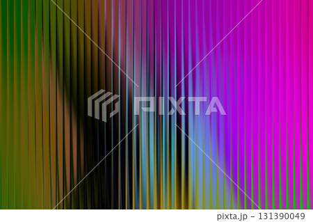 Green Blue Gradient Ribbed Flow Abstract Design 131390049