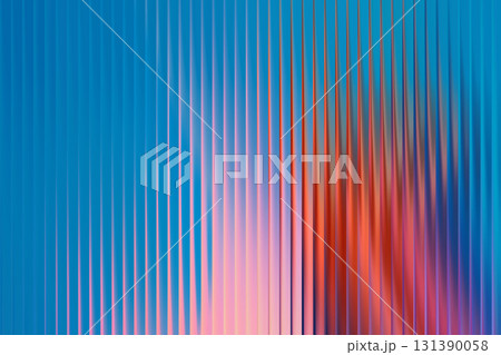 Blue Orange Ribbed Light Gradient Texture 131390058