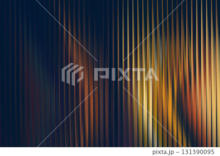 Blue Gold Ribbed Gradient Dark Glossy Background 131390095
