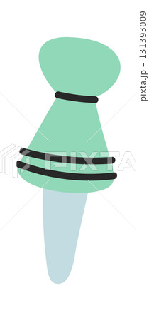 Green pin hand drawn stationery 131393009