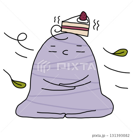 illustration of a taro cartoon sleeping illustration of a taro cartoon sleeping 131393082