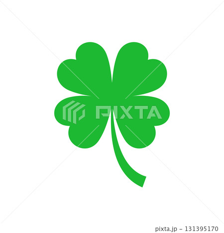 シンプルなクローバーイラスト シンプルなクローバーイラスト 131395170