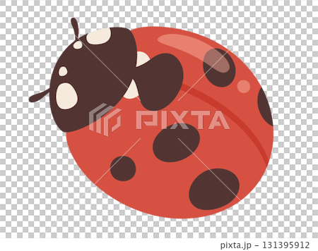 Cute ladybug illustration material 131395912