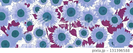 背景素材 背景画像 パターン素材 背景イラスト 壁紙 水彩画風 ヒマワリ 青 背景素材 背景画像 パターン素材 背景イラスト 壁紙 水彩画風 ヒマワリ 青 131396588