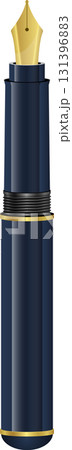 Elegant blue fountain pen with golden nib, symbolizing writing, creativity, and sophistication. Elegant blue fountain pen with golden nib, symbolizing writing, creativity, and sophistication. 131396883