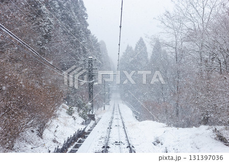 雪の御岳山 ケーブルカーからの眺望(東京都青梅市) 雪の御岳山 ケーブルカーからの眺望(東京都青梅市) 131397036