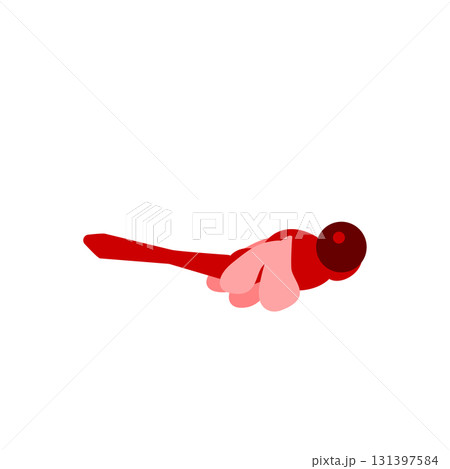 赤とんぼのシンプルイラスト 131397584