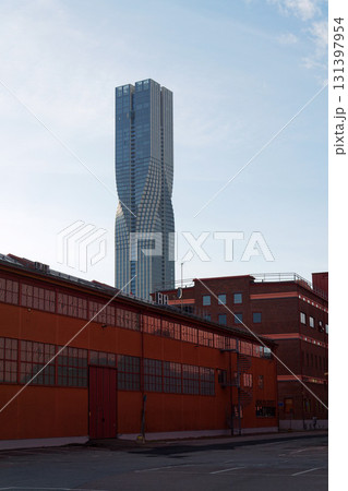 The tallest building in Scandinavia Karlatornet skycraper in Lindholmen, Gothenburg, Sweden, sunny day The tallest building in Scandinavia Karlatornet skycraper in Lindholmen, Gothenburg, Sweden, sunny day 131397954
