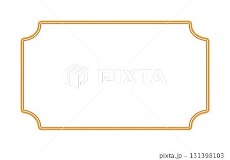 Golden rectangle beveled 3d frames. Vintage shiny picture frame, realistic object mockup for photo frame, ornamental border. Geometric decorative element. Vector for certificate, stamp, vignette Golden rectangle beveled 3d frames. Vintage shiny picture frame, realistic object mockup for photo frame, ornamental border. Geometric decorative element. Vector for certificate, stamp, vignette 131398103