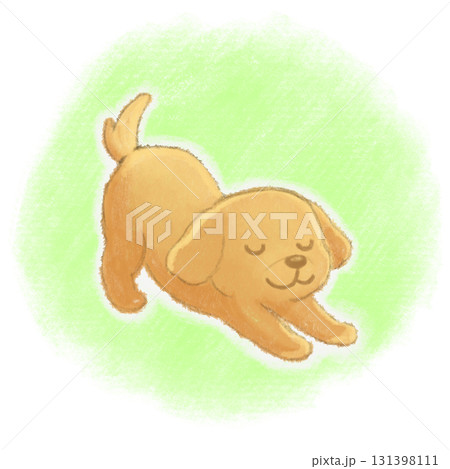 伸び犬 131398111
