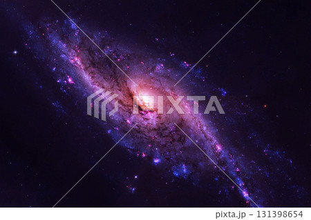 Beautiful spiral galaxy. Elements of this Image Furnined by Nasa Beautiful spiral galaxy. Elements of this Image Furnined by Nasa 131398654
