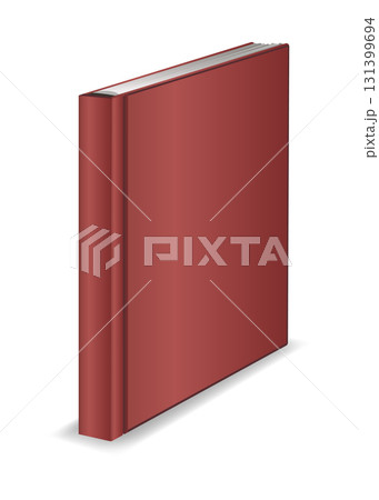 Realistic book. Learning or education concept. Design of closed book or notebook. Reading, learn and receive education through books. Read more books 131399694