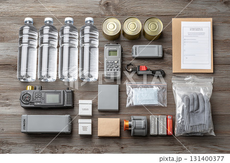 非常用持ち出しセットの中身一覧 非常用持ち出しセットの中身一覧 131400377
