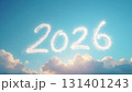 Happy new year 2026! with copy space 131401243