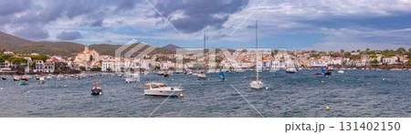 Cadaques coastal view with boats, Cadaques, Spain Cadaques coastal view with boats, Cadaques, Spain 131402150