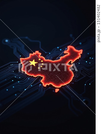 China rapidly rises as a sovereign microprocessor manufacturer - ai generated China rapidly rises as a sovereign microprocessor manufacturer - ai generated 131402482