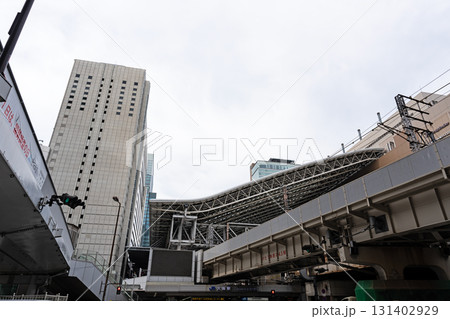 JR大阪駅 駅前の風景 大阪府大阪市北区 JR大阪駅 駅前の風景 大阪府大阪市北区 131402929
