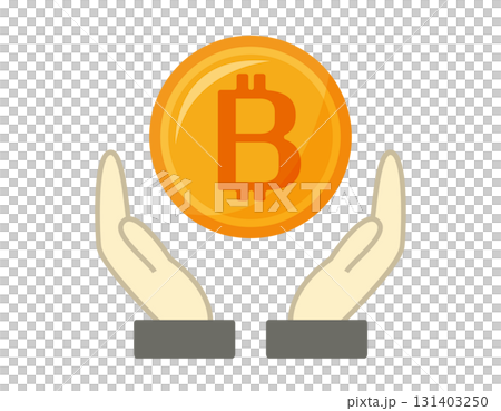Bitcoin icon virtual currency Bitcoin icon virtual currency 131403250