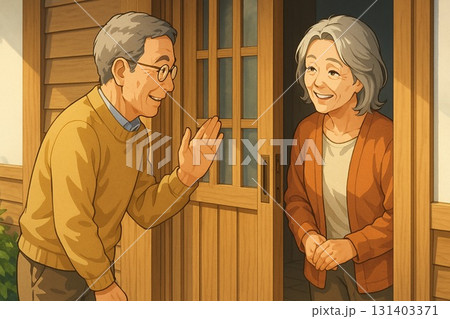 和風玄関での声かけ 131403371