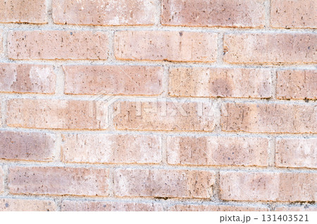 淡い色合いのレンガ壁テクスチャ③ 淡い色合いのレンガ壁テクスチャ③ 131403521