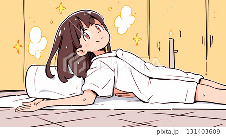 マッサージ中の女性 マッサージ中の女性 131403609