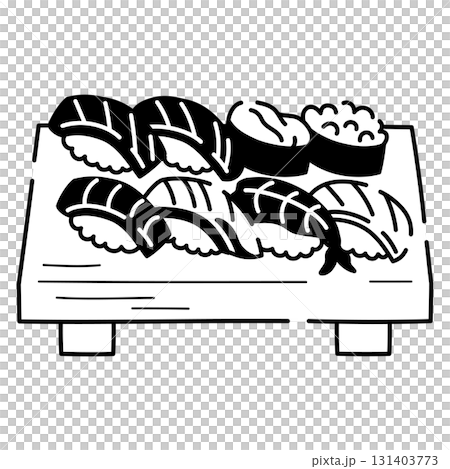 寿司イラスト 131403773