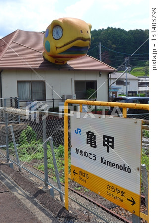 JR津山線の珍駅 亀甲駅 (岡山県美咲町) JR津山線の珍駅 亀甲駅 (岡山県美咲町) 131403799