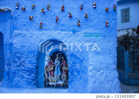 モロッコのシェフシャウエン 131403907