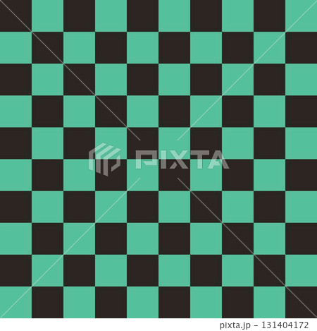 緑の市松模様 131404172