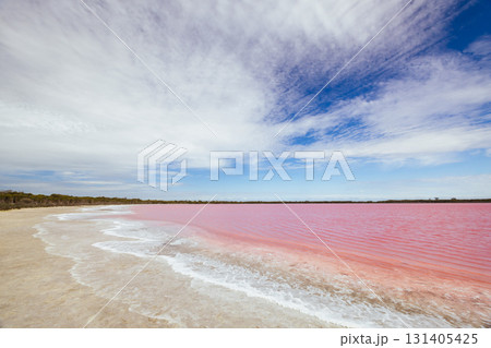 Pink Lake Dimboola in Australia Pink Lake Dimboola in Australia 131405425