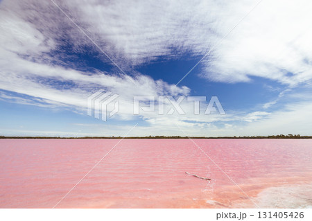 Pink Lake Dimboola in Australia Pink Lake Dimboola in Australia 131405426