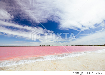 Pink Lake Dimboola in Australia Pink Lake Dimboola in Australia 131405427