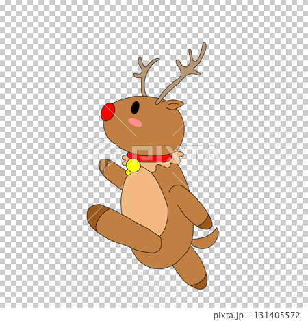 A cheerful guy carrying presents 131405572