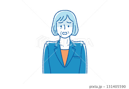 焦り慄く女性上司 131405590