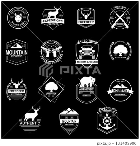 Vintage Mountain Adventure Outdoor Logo Bundle Vintage Mountain Adventure Outdoor Logo Bundle 131405900