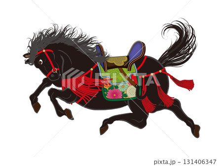 馬イラスト036 131406347