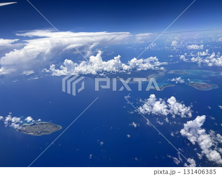 バンコク付近の飛行機からの景色 バンコク付近の飛行機からの景色 131406385