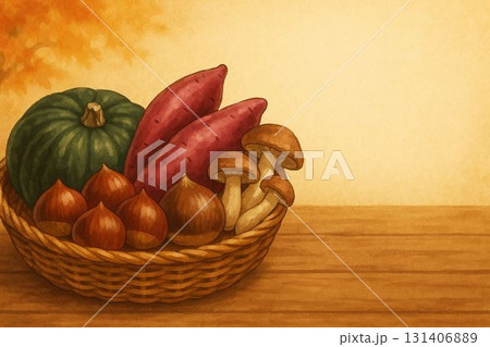秋の味覚をスケッチ 秋の味覚をスケッチ 131406889